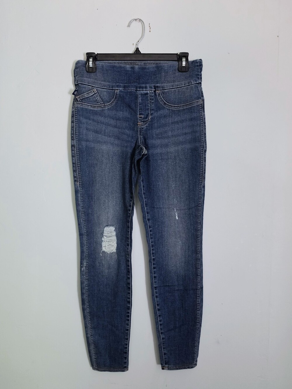 Rock & Republic Dark Blue Distressed Jeggings